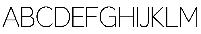 LT Flode Neue Extra Light Font UPPERCASE