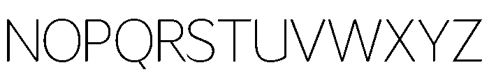 LT Flode Neue Extra Light Font UPPERCASE