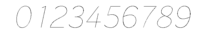 LT Flode Neue Hairline Italic Font OTHER CHARS