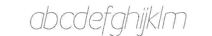 LT Flode Neue Hairline Italic FONT