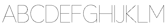 LT Flode Neue Hairline Font UPPERCASE