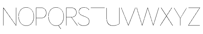 LT Flode Neue Hairline Font UPPERCASE