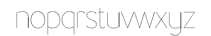 LT Flode Neue Hairline Font LOWERCASE