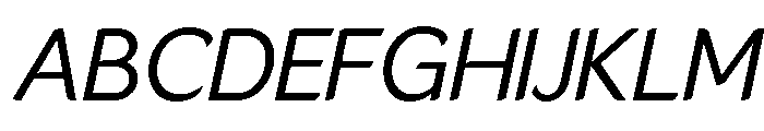 LT Flode Neue Italic Font UPPERCASE
