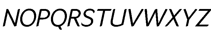 LT Flode Neue Italic Font UPPERCASE