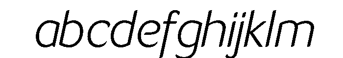 LT Flode Neue Light Italic FONT