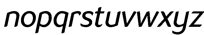 LT Flode Neue Medium Italic Font LOWERCASE