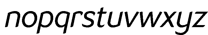 LT Flode Neue News Italic Font LOWERCASE