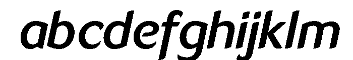 LT Flode Neue Semi Bold Italic FONT