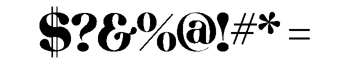 LT Glockenspiel Black Font OTHER CHARS