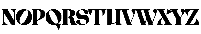 LT Glockenspiel Black Font UPPERCASE