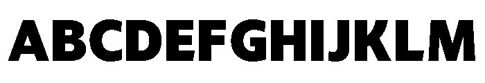 LT Hoop Black Font UPPERCASE