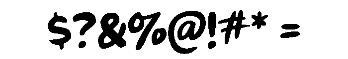 LT Makeup Regular Font OTHER CHARS
