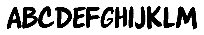 LT Makeup Regular Font UPPERCASE