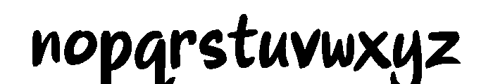 LT Makeup Regular Font LOWERCASE