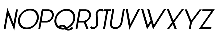 LT Oksana Medium Italic Font UPPERCASE