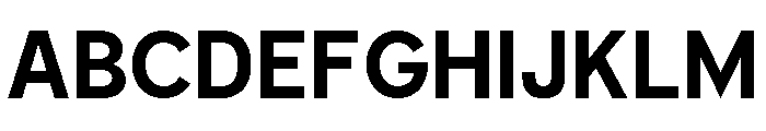 LT Panneaux Bold Font UPPERCASE