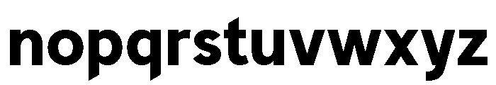 LT Panneaux Extra Bold Font LOWERCASE