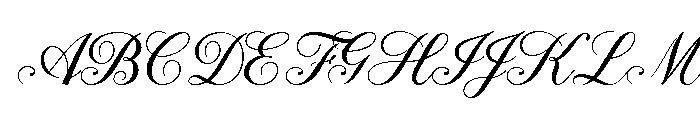 LT Perfume Regular Font UPPERCASE
