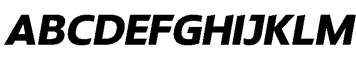 LT Renovate Bold Italic Font UPPERCASE