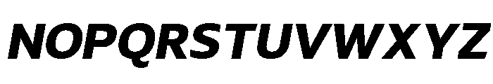 LT Renovate Bold Italic Font UPPERCASE