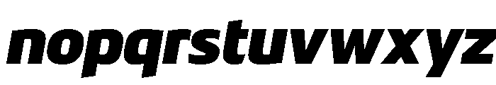LT Renovate ExtraBold Italic Font LOWERCASE