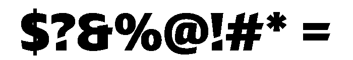 LT Renovate ExtraBold Font OTHER CHARS