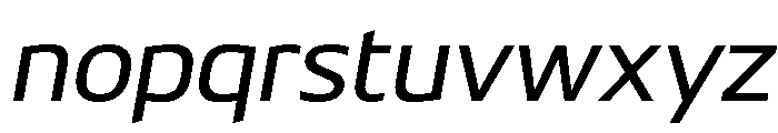 LT Renovate Italic Font LOWERCASE