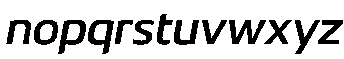 LT Renovate Medium Italic Font LOWERCASE