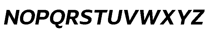 LT Renovate Semi Bold Italic Font UPPERCASE