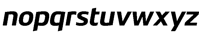 LT Renovate Semi Bold Italic Font LOWERCASE