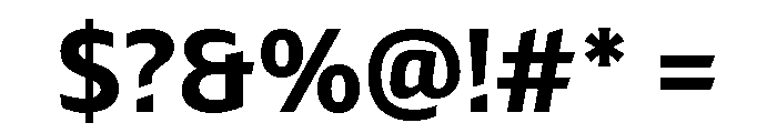 LT Renovate Semi Bold Font OTHER CHARS