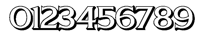 LT Sip Shadow Regular Font OTHER CHARS
