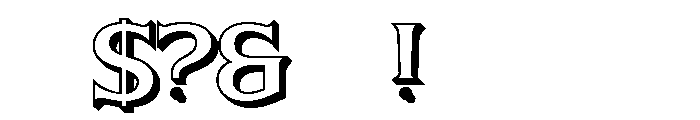 LT Sip Shadow Regular Font OTHER CHARS