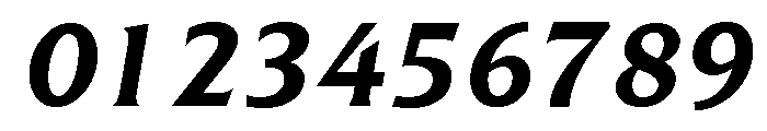 LT Sip Text Black Italic Font OTHER CHARS