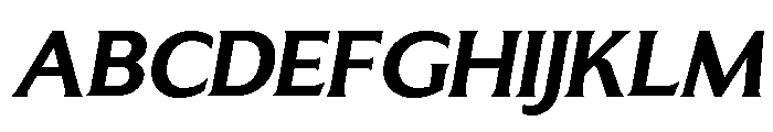 LT Sip Text Black Italic Font UPPERCASE