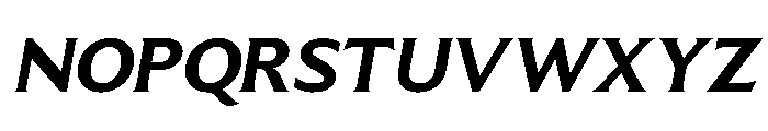 LT Sip Text Black Italic Font UPPERCASE