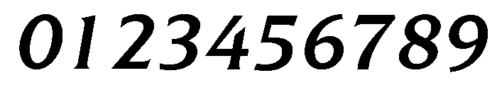 LT Sip Text Bold Italic Font OTHER CHARS