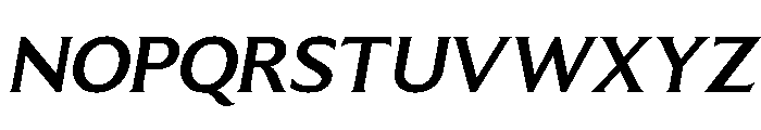 LT Sip Text Bold Italic Font UPPERCASE