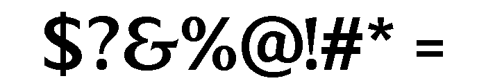 LT Sip Text Bold Font OTHER CHARS