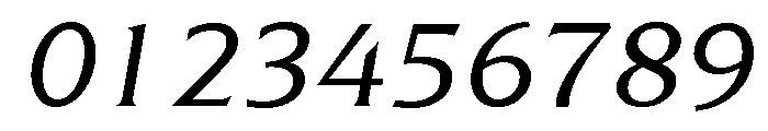 LT Sip Text Italic Font OTHER CHARS