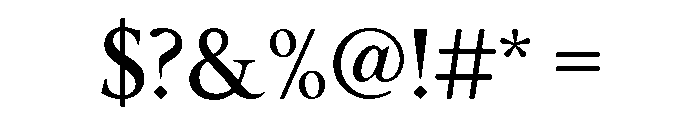 LT Soul Medium Font OTHER CHARS