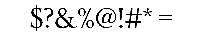 LT Soul Regular Font OTHER CHARS