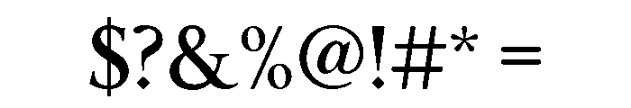 LT Soul Semi Bold Font OTHER CHARS