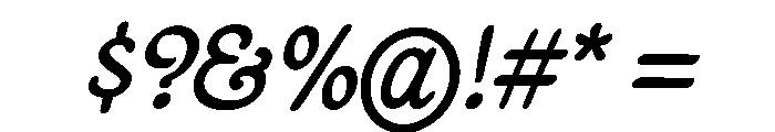 LT Staircase Italic Font OTHER CHARS