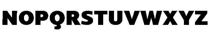 LT Streak Black Font UPPERCASE