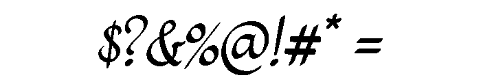 LTDiploma-Regular Font OTHER CHARS