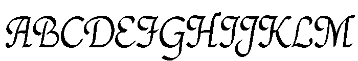 LTDiploma-Regular Font UPPERCASE
