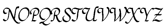 LTDiploma-Regular Font UPPERCASE