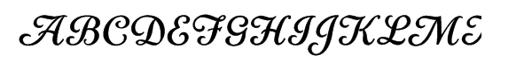 LTC Cloister Bold Cursive Sample